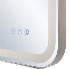 Crofton Nickel Lighted Vanity Mirror - Ornate Home