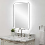 Crofton Nickel Lighted Vanity Mirror - Ornate Home