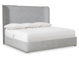 Croix Grey Shelter King Bed - Ornate Home