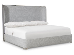 Croix Grey Shelter King Bed - Ornate Home