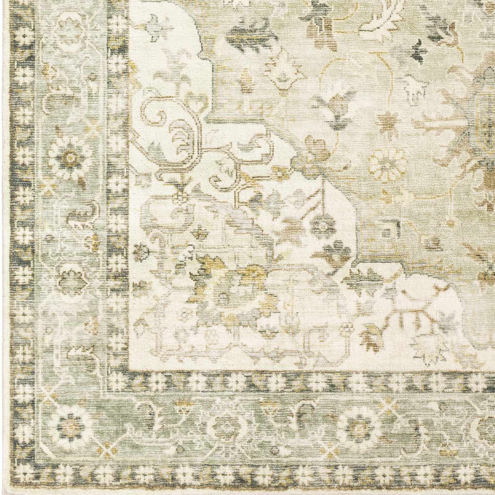 Crondall Sage Traditional Area Rug - Ornate Home