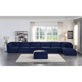 Crosby Deep Blue Modular Sectional Units Create your own Style - Ornate Home
