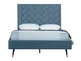 Crosby Full- Size Bed in Blue - Ornate Home