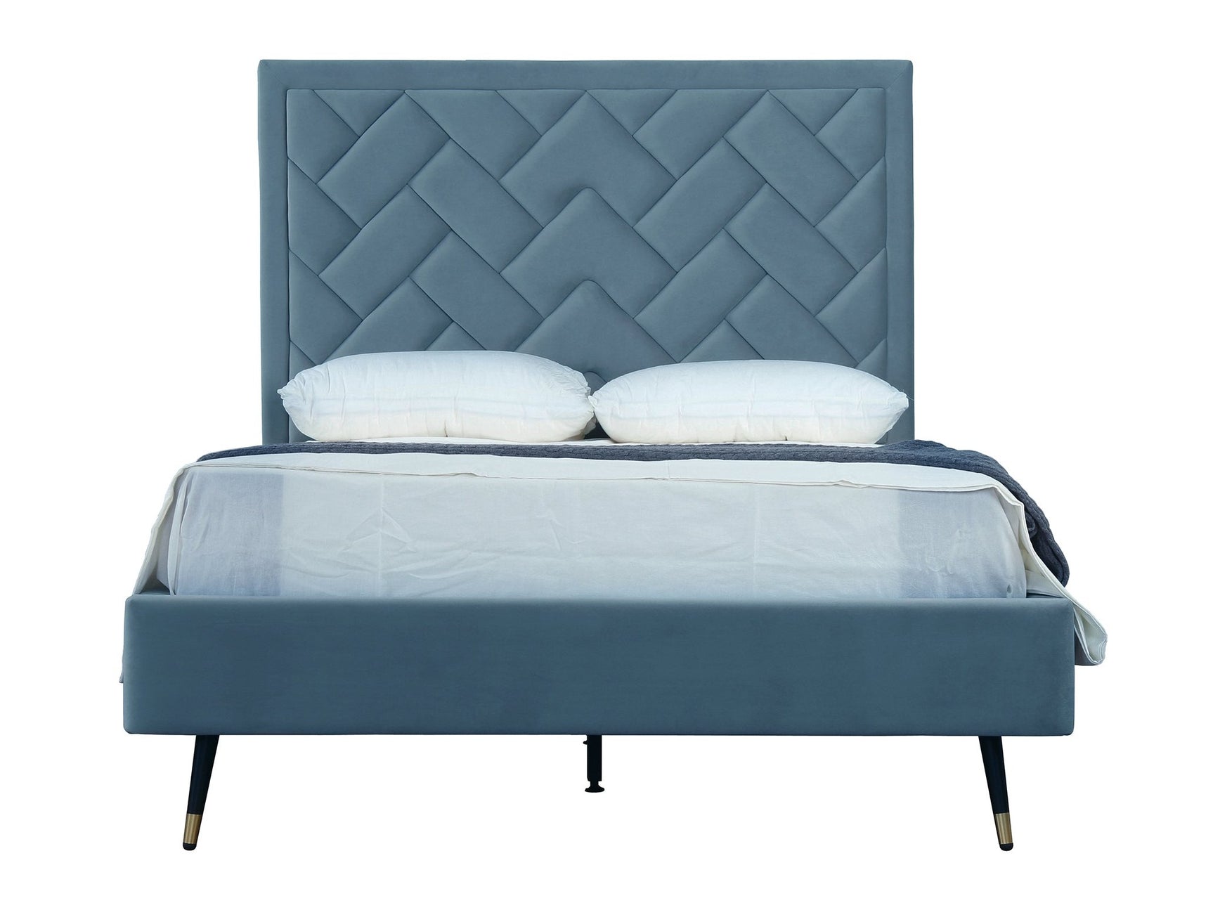 Crosby Full- Size Bed in Blue - Ornate Home