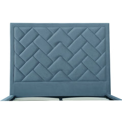 Crosby Full- Size Bed in Blue - Ornate Home