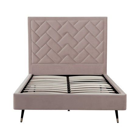 Crosby Full- Size Bed in Blush - Ornate Home