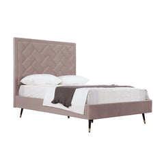 Crosby Full- Size Bed in Blush - Ornate Home