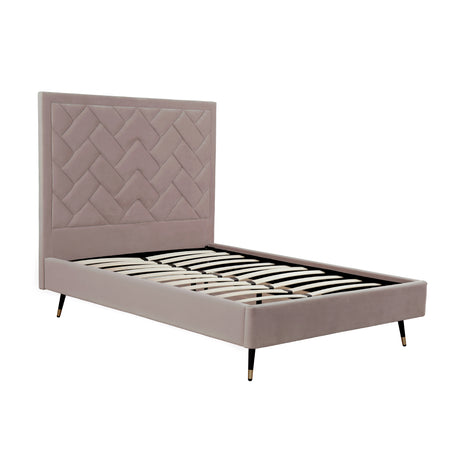 Crosby Full- Size Bed in Blush - Ornate Home