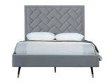 Crosby Full- Size Bed in Grey - Ornate Home