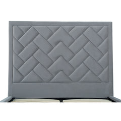 Crosby Full- Size Bed in Grey - Ornate Home