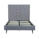 Crosby Full- Size Bed in Grey - Ornate Home