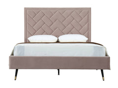 Crosby Queen-Size Bed in Blush - Ornate Home