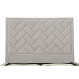 Crosby Queen-Size Bed in Greige - Ornate Home