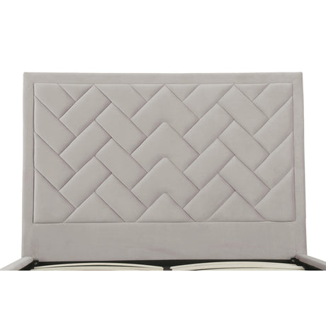 Crosby Queen-Size Bed in Greige - Ornate Home