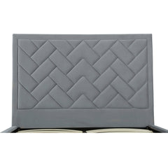 Crosby Queen-Size Bed in Grey - Ornate Home