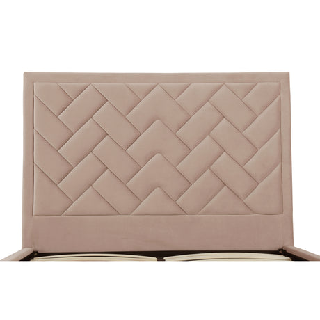 Crosby Queen-Size Bed in Nude - Ornate Home