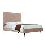 Crosby Queen-Size Bed in Nude - Ornate Home