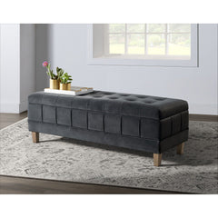 Crosby Royale Grey Bench - Ornate Home
