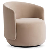 Crosby Silver Swivel Chair - Ornate Home