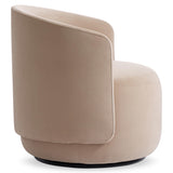 Crosby Silver Swivel Chair - Ornate Home