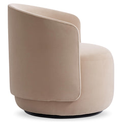 Crosby Silver Swivel Chair - Ornate Home