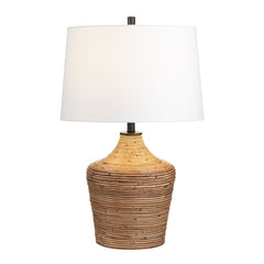 Crosby Tan/Brown Table Lamp - Ornate Home