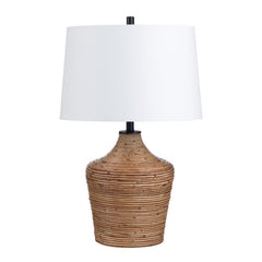 Crosby Tan/Brown Table Lamp - Ornate Home