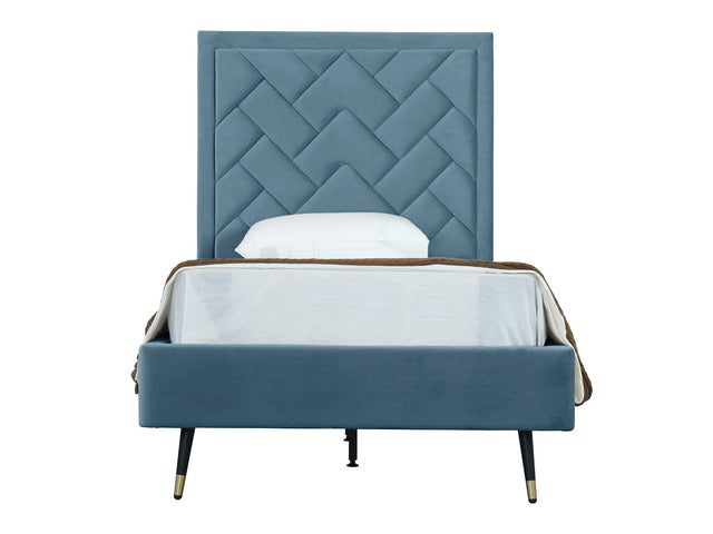 Crosby Twin-Size Bed in Blue - Ornate Home