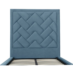 Crosby Twin-Size Bed in Blue - Ornate Home