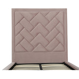 Crosby Twin-Size Bed in Blush - Ornate Home