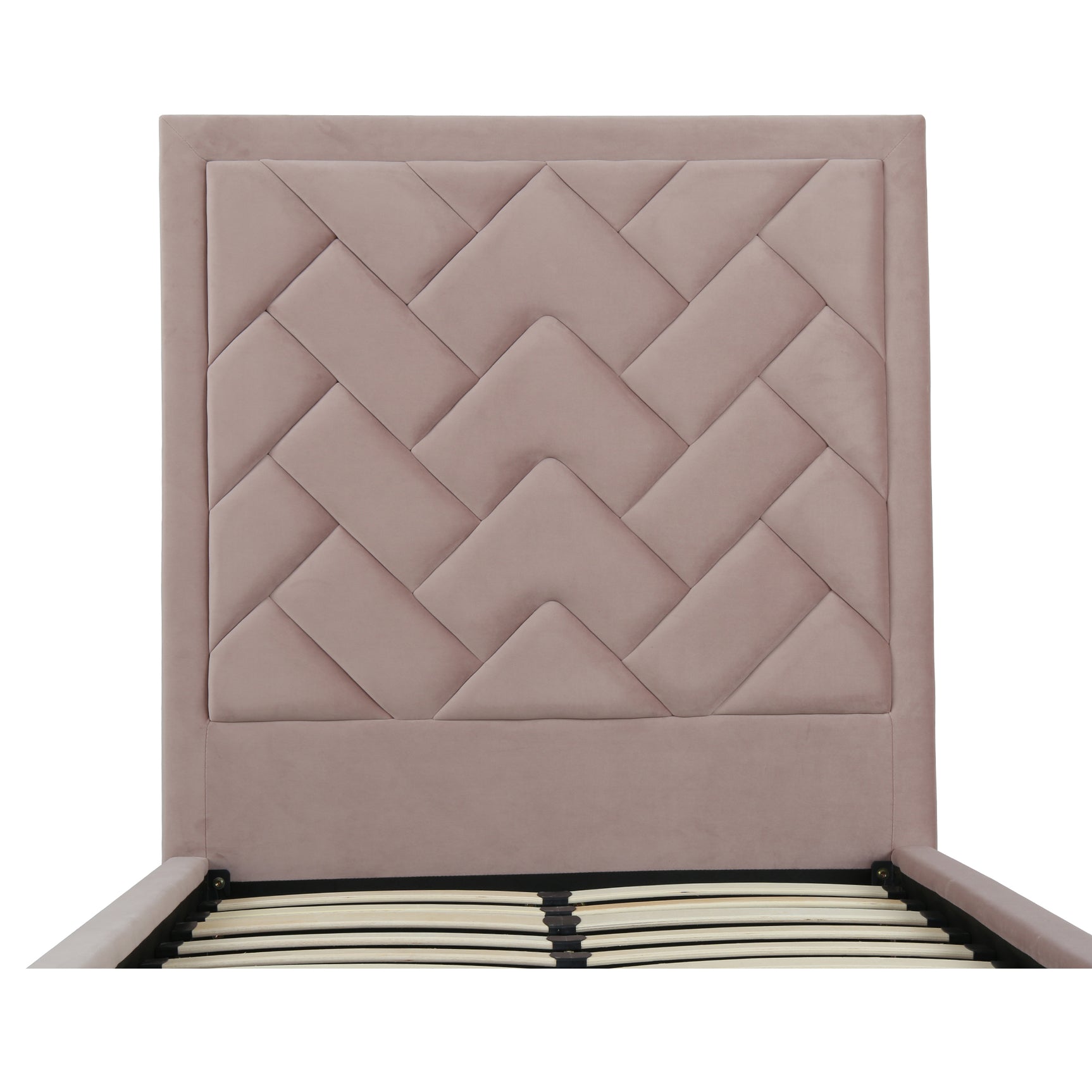 Crosby Twin-Size Bed in Blush - Ornate Home