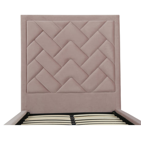 Crosby Twin-Size Bed in Blush - Ornate Home