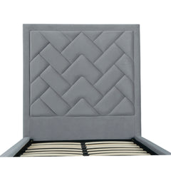 Crosby Twin-Size Bed in Grey - Ornate Home