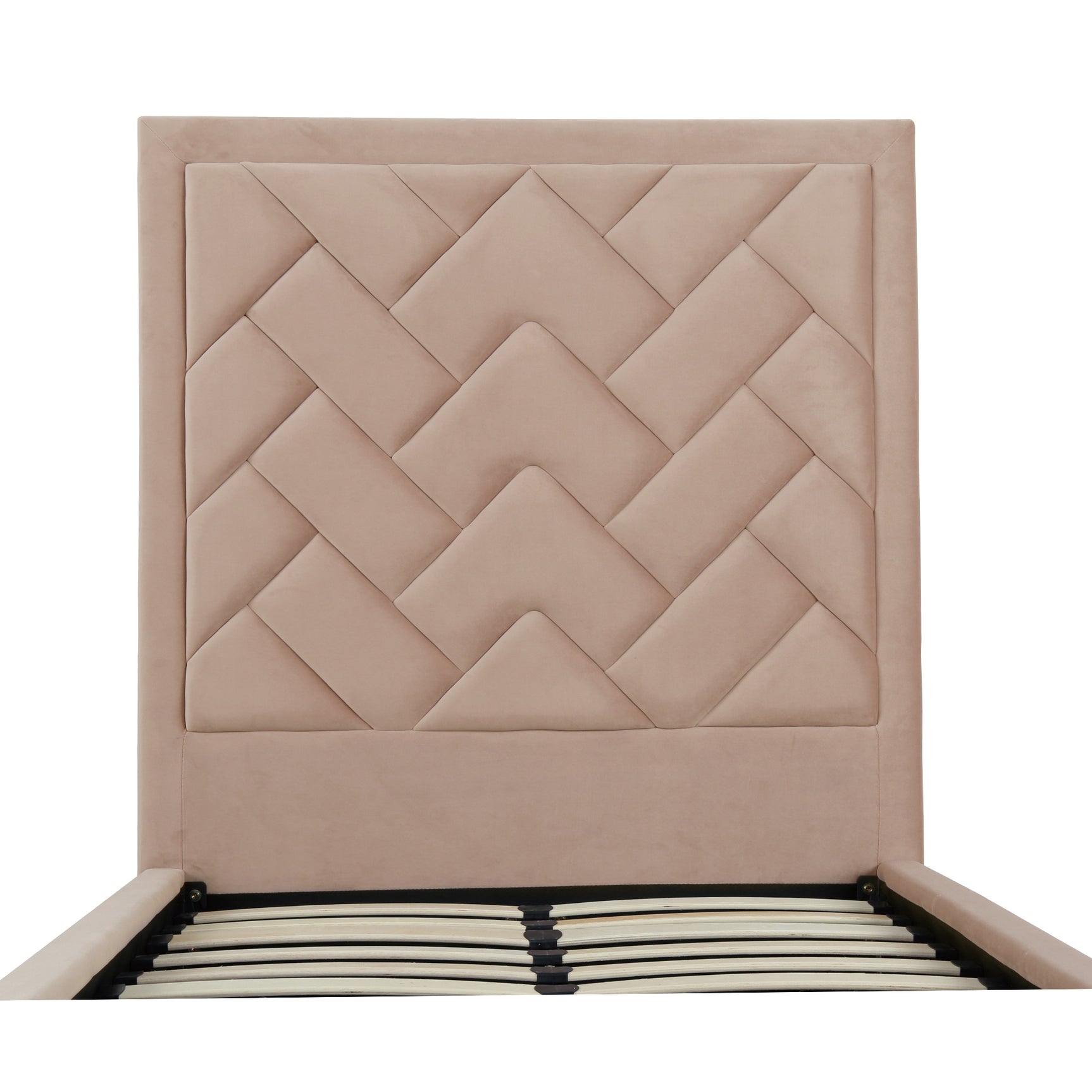 Crosby Twin-Size Bed in Nude - Ornate Home