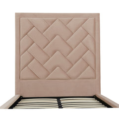 Crosby Twin-Size Bed in Nude - Ornate Home