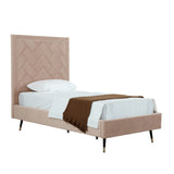 Crosby Twin-Size Bed in Nude - Ornate Home