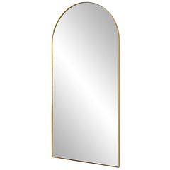 Crosley Antique Brass Arch Mirror - Ornate Home