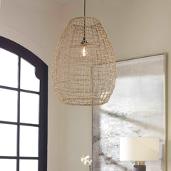 Cross Weave 1 Light Pendant - Ornate Home
