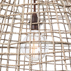 Cross Weave 1 Light Pendant - Ornate Home