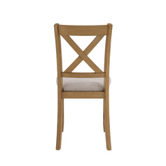 Crossbuck Tan 7-Piece Pack Dinette Set - Ornate Home