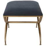 Crossing Navy Small Bench - Ornate Home
