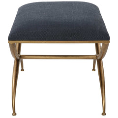 Crossing Navy Small Bench - Ornate Home