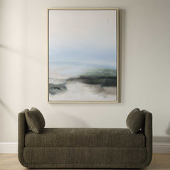 Crossing Paths Multicolor Coastal Landscape Painting - Ornate Home