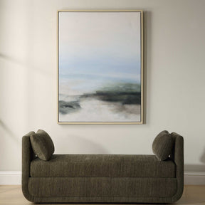 Crossing Paths Multicolor Coastal Landscape Painting - Ornate Home