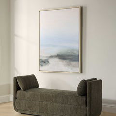 Crossing Paths Multicolor Coastal Landscape Painting - Ornate Home