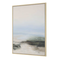 Crossing Paths Multicolor Coastal Landscape Painting - Ornate Home