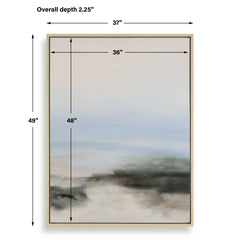 Crossing Paths Multicolor Coastal Landscape Painting - Ornate Home