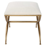 Crossing White Small Bench - Ornate Home