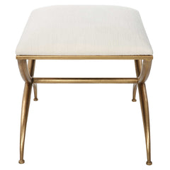 Crossing White Small Bench - Ornate Home