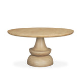 Crossman Blonde 60" Round Pedestal Dining Table - Ornate Home